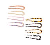 WRITWAA 8pezzi Forcine Per Capelli Forma Di u Per Chignon Stile Francese Forcine Per Acconciature Raccolte Fermagli Robusti Ma Leggeri Non Impigliano i Capelli