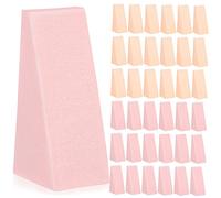 WRITWAA 96 Pezzi spugnetta per il trucco facciale trucco per fondotinta rosa piccolo mini piccola spugna piccole spugne spugna cosmetica Spugna per il trucco del viso Spugne di bellezza