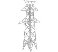 WRITWAA Accessori Torre Paesaggi in e Plastica per Bianca Abs Elettrica Miniatura per Decorazioni da Diorami Modellismo Ferroviario Giardino
