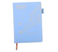 WRITWAA Agenda Accademica Blu Portatile Notebook Giornaliero Compatto con Carta Spessa Antisgualcitura Planner Mensile e Settimanale per Scuola Ufficio e Viaggi Scrittura Scorrevole e