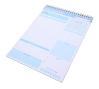 WRITWAA Agenda Settimanale senza Data A4 Lista delle Cose, Blocco Note per Lavoro Rilegatura a Spirale Resistente e 52 Pagine, Pianificatore Giornaliero per Ufficio, Scuola