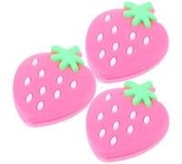 WRITWAA Ammortizzatore P Rosa per Silicone Racchetta da Tennis 3 Pezzi, Leggero e Facile da Installare, Forma Decorativa Unica per Giocatori e Amanti del Tennis