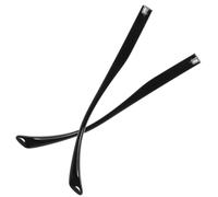 WRITWAA Aste di Ricambio per Occhiali in Metallo 8mm Nero Lucido, Gambe Tr90 per Montatura, Accessori per Occhiali da Lettura e Sole, Facile Installazione e Comfort Auricolare