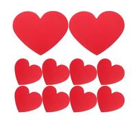 WRITWAA Auguri a Forma di Cuore 40 Rosso per Festa degli Innamorati e Comunicazione Sentimentale per Decorazione da