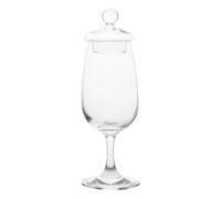 WRITWAA Bicchiere da whisky: elegante bicchiere da naso con coperchio a stelo lungo per sorseggiare vini dolci e alcolici per eventi aziendali e bar casalinghi.