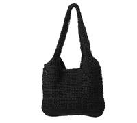 WRITWAA Borsa da spiaggia estiva in paglia: borse a tracolla da spiaggia intrecciate a mano, graziose borse da vacanza per viaggi all'aperto, picnic e altro ancora.