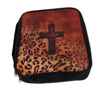 WRITWAA Borsa la Custodia degli Oggetti Religiosi Scomparti Personalizzati per Bibbia, Calice e Bottiglia D'acqua Santa in Poliestere 27x22,5x5cm per Cerimonia Battesimale