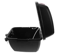 WRITWAA Box Porta Oggetti con Grande Capacità Struttura in Abs e Metallo Facile Installazione e Protezione Sicura dei Beni per Veicoli a Due Ruote e Scooter Durante Tutti i Viaggi