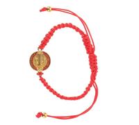 WRITWAA Bracciale Regolabile Mano San Benedetto Religioso Versatile e Leggero Regalare per Nuziali e Quotidiane