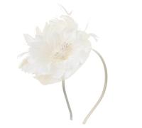 WRITWAA Cappello Da Donna Con Fascinator Fascia Per Alla Moda Per Il Tè Floreale E Piumato Per Il Matrimonio