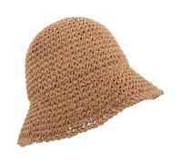 WRITWAA Cappello da Sole Donna a Secchiello in Carta Pieghevole Estivo | Ampia Falda, Design Traspirante e Leggero, Vestibilità Confortevole, Formato Portatile per Shopping, Famiglia e Vacanze