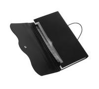 WRITWAA Cartella Portadocumenti a Fisarmonica in Plastica Nera 13 Scomparti, Organizer Portatile Per Ricevute e Coupon, Contenitore Leggero Per Documenti Da Ufficio e Viaggio