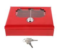 WRITWAA Cassetta Porta Chiavi Emergenza Rossa in Ferro Funzione di Sicurezza e Montaggio a Parete per Scenari di Emergenza su Estintori e Porte