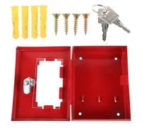 WRITWAA Cassetta Portachiavi da Parete per Emergenze Contenitore Sicuro per Chiavi e Tessere Scatola Porta Estintore Adatta a Porte e Finestre Installazione Semplice Uso per Sicurezza