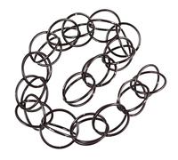 WRITWAA Catena di Drenaggio in Rame per Acqua Piovana da 1m, Decorativa ed Elegante, Collegabile, per Grondaie e Tetti di Ville in Inverno