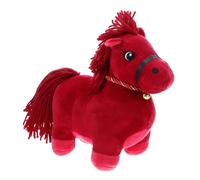 WRITWAA Cavallo dello zodiaco cinese: peluche - bambola morbida e coccolosa per bambini - bomboniera per feste di Capodanno e decorazioni per la casa - mascotte dell'anno del cavallo 2026