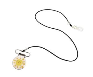 WRITWAA Cavo per Apparecchi Acustici Cinghia Elastica e Clip per Cordino, Cordino Anti-Caduta Design Girasole, Facile da Trasportare, Adatto a Ragazzo Ragazza e Anziani