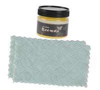 WRITWAA cera d'api rivestire di legno pulire naturale manutenzione dei mobili cera per stagionatura del legno Yellow Colore Casuale