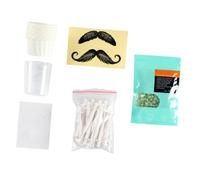 WRITWAA Cera per Naso Kit di Applicatori Monouso Bastoncini di Cera Depilatoria Strisce per Pulizia Nasale Strumenti per Pulizia delle Vie Nasali