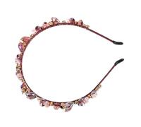 WRITWAA Cerchietto Barocco Cristallo per Sposa Fascia e Versatile per Matrimonio e Accessorio Confortevole e