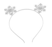 WRITWAA Cerchietto Natalizio Con Fiocco Di Strass Accessorio Festivo Per Feste Invernali e Celebrazioni Di Natale Comodo e Alla Moda Per Ragazze e Adolescenti