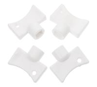 WRITWAA Chiave per Valvola Termosifone in Abs Bianco, 4 Pezzi, per Spurgo Efficiente e Operazioni di Sfiato Valvole Riscaldamento