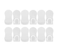 WRITWAA Chiusure di Sicurezza Bambino 6 Pezzi per Cassetti e Porte in Plastica Bianco, Protezione Anti-pizzicamento per Bambini e Neonati, Affidabilità Resistente per Casa Sicura
