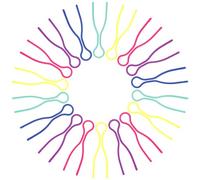 WRITWAA Clip per Bobine da Cucito in Plastica Colore Assortito 50 Pezzi, Facile da Usare e Non Facile da Staccare, Accessori per Bobine per Ricamatrice Colore Casuale