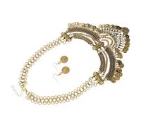 WRITWAA Collane Donna con Monete Etniche Collana Bavaglino alla Moda Combo Collane Bohémien per Festa e Quotidiano