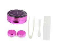 WRITWAA contenitore lente scatole per bicchieri Accessori casi caso contenitori Caso di lenti per gli occhi supporto per lenti strumento lente forniture di viaggio addominali Viola,porpora