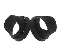 WRITWAA Copertura e Deflettore per Altoparlanti Auto 6,5 Pollici, Set 2 Pezzi in Silicone Anello Adattatore, Protezione Antipolvere e Antipioggia per Altoparlanti Portiera, Accessorio per