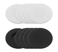 WRITWAA Copertura in Silicone per Stetoscopio 10 Pezzi 5 Nero + 5 Bianco Protezione Elastica per Testa Toracica Accessori Medici per Uso Ospedaliero e Clinico Compatibile Varie