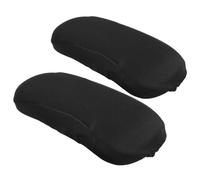 WRITWAA Copri Bracciolo Sedia Ufficio Elasticizzato Protezione Braccioli Rimovibile Lavabile per Polsi Adatto Poltrone da Computer e Gaming Nero