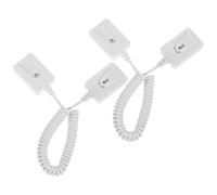 WRITWAA Corda Antismarrimento per Telecomando 2 Pezzi Gancio Autoadesivo in Plastica Bianco, Accessorio Sicurezza per Casa e Ufficio