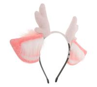 WRITWAA Corna di Cervo di Cerchietti Corna di Cervo Cercaietto Cercaietto per Capelli Accessorio per Capelli Natalizio