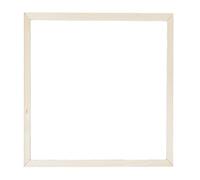 WRITWAA Cornice in Legno Naturale 50x50cm per Tela da Pittura Quadrata Finitura Rustica, Resistente e Facile da Montare, per Galleria e Casa