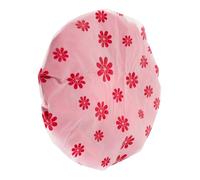 WRITWAA Cuffia da Doccia Grande in Raso Foderata, Copri Chioma Riutilizzabile per Donna Stampa Floreale, Morbida e Avvolgente per Protezione Chioma Durante Bagno la Doccia