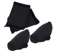 WRITWAA Cuscinetti per Stampelle e Coperture Ascellari Traspiranti da Nero per Anziani e Persone in Difficoltà Riducono Attrito e Durevoli e Confortevoli