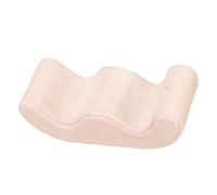 WRITWAA Cuscino Espositore per Orologi e Bracciali in Microfibra Beige, Supporto Compatto per Custodia Portagioie, Accessorio Protezione Stabile per Collezioni Personali