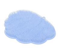 WRITWAA cuscino per massaggio alla schiena scrubber lavasciuga da bagno scrub corpo tappeto doccia tappetino doccia lavasciuga per il corpo lavapavimenti posteriore a parete tpe Blue