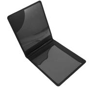 WRITWAA Custodia Antifurto in Pvc per Invalidità Certificato Nero, Protezione Resistente e Portatile Tessere D'identità e Carte per Uso Quotidiano