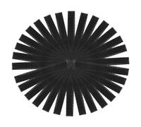 WRITWAA Custodia Protettiva Per Pennelli Da Trucco 200 Pezzi Manicotti in Rete Elasticizzati Per Riporre I Pennelli Flessibili Adatti Ai Viaggi Riutilizzabili