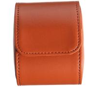 WRITWAA Custodia Singolo in PU Marrone Resistente e Portatile per Viaggi Organizer Protettivo Antiurto per Cofanetto Salvaspazio per Custodia