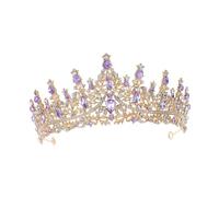 WRITWAA Di Cristallo Tiara Accessori Sposa Per Addio Nubilato Decorazioni Accessori Per Da Sposa Per La Sposa Fascia Da Sposa Fascia Per Diademi Strass D'oro