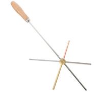 WRITWAA Dimostratore di Conduttività Termica Barre in Acciaio Inox Ottone e Alluminio Strumento Didattico per Scuole Dispositivo Sperimentale per Insegnamento Fisica e Confronto