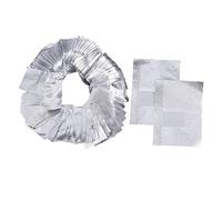 WRITWAA Dischetti Solvente Per Unghie in Cotone Pellicole in Alluminio 500 Pezzi 5 Confezioni Per Manicure Rimozione Gel Smalto Uso Domestico e Salone Bellezza Donna