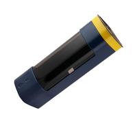 WRITWAA Dispenser Bicchieri di Plastica a Muro Design Sospeso in Plastico per Uso Domestico Funzione di Riduzione degli Sprechi e Montaggio Facile