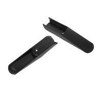 WRITWAA Estensori per Gambe Seggiolone 1 Paio Cuscinetti Antiscivolo Neri Coperture Protettive per Pavimenti Accessori per Sedie da Pranzo Adatti per Uso Domestico Ristoranti e Viaggi