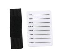 WRITWAA Eyelash Display Board Acrilico Bianco Portatile Con Scale Per Per Grafting e Organizzazione Extension Per e Domestico