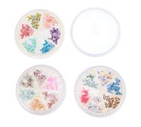 WRITWAA Farfalle per Unghie Borchie Adesive Forma di Farfalle Decorazioni per Nail Art Accessori per Manicure Fai da Te Applicazioni Decorative per Unghie